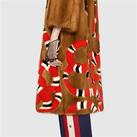 gucci jacket for girls|Gucci fur coats female.